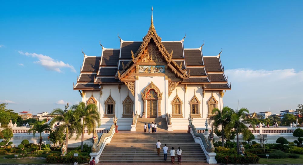 Wat Kaew Korawaram in Krabi Town Wat Kaew Korawaram in Krabi Town